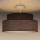 Bevestigde hanglamp GRACE 1xE27/60W/230V diameter 40 cm bruin/beige