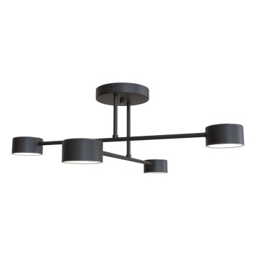 Bevestigde hanglamp HALO 4xGX53/10W/230V zwart