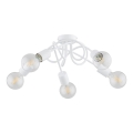 Bevestigde hanglamp INTER 5xE27/15W/230V wit
