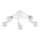 Bevestigde hanglamp INTER 5xE27/15W/230V wit