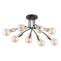 Bevestigde hanglamp LANTI 8xE27/15W/230V goud/zwart