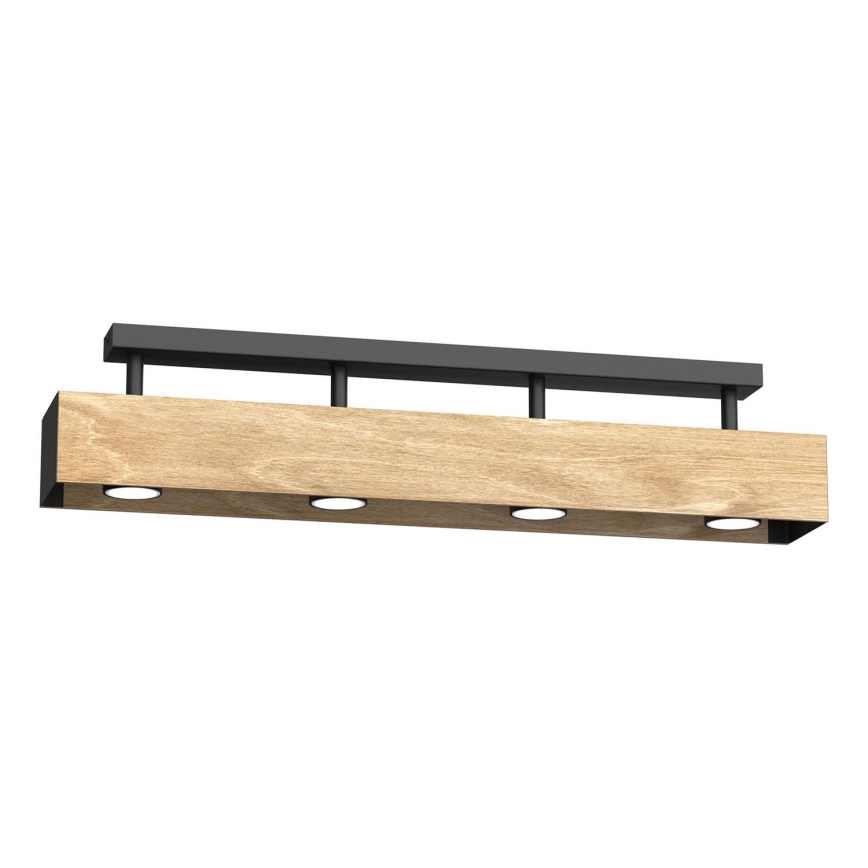 Bevestigde hanglamp MAISON 4xGU10/8W/230V bruin/eiken