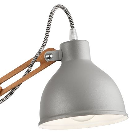 Bevestigde hanglamp MARCELLO 3xE27/60W/230V beuken