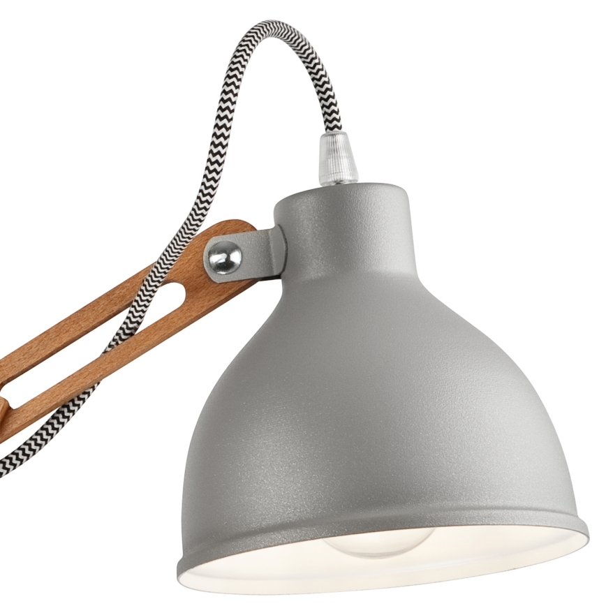 Bevestigde hanglamp MARCELLO 3xE27/60W/230V beuken