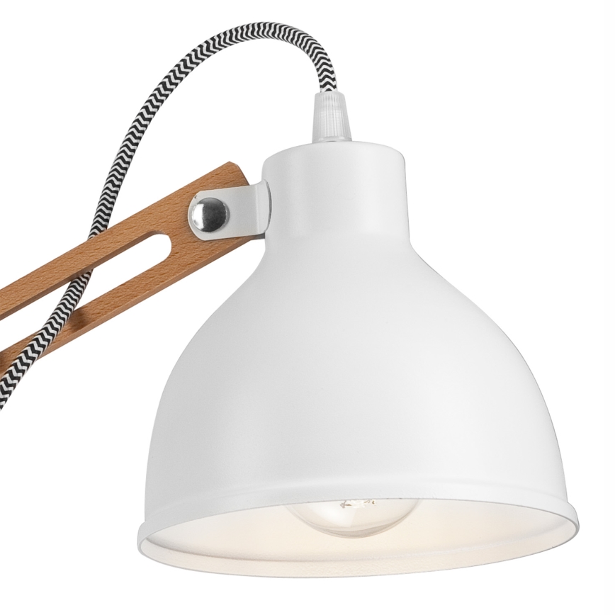 Bevestigde hanglamp MARCELLO 3xE27/60W/230V beuken