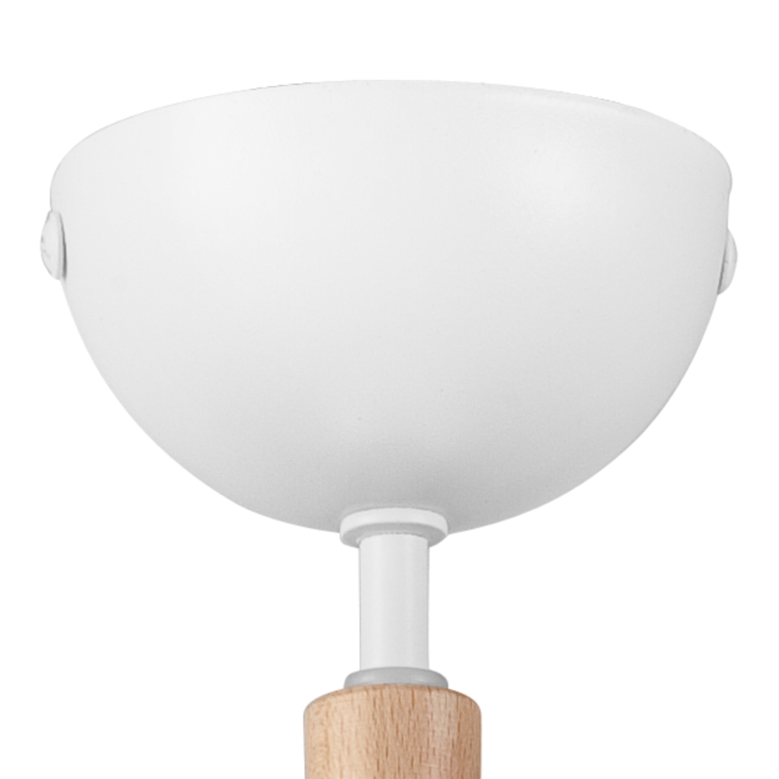 Bevestigde hanglamp MARCELLO 3xE27/60W/230V beuken