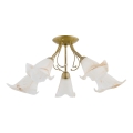 Bevestigde hanglamp MARCELLO 5xE14/10W/230V goud