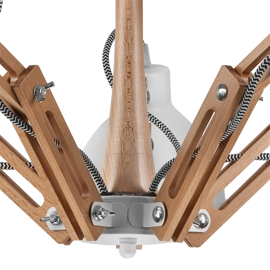 Bevestigde hanglamp MARCELLO 5xE27/60W/230V - FSC gecertificeerd