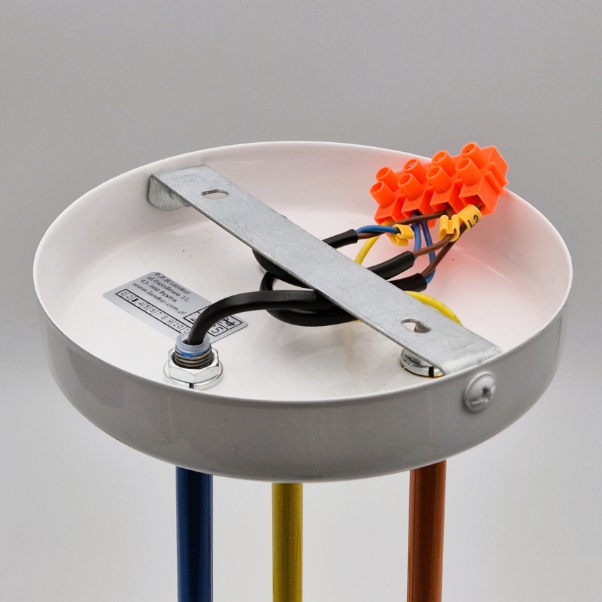 Bevestigde hanglamp MATYLDA 3xE27/60W/230V kleurrijk