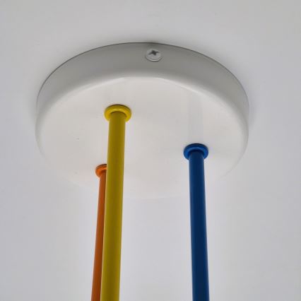 Bevestigde hanglamp MATYLDA 3xE27/60W/230V kleurrijk