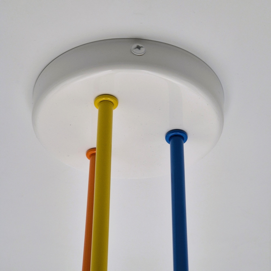 Bevestigde hanglamp MATYLDA 3xE27/60W/230V kleurrijk