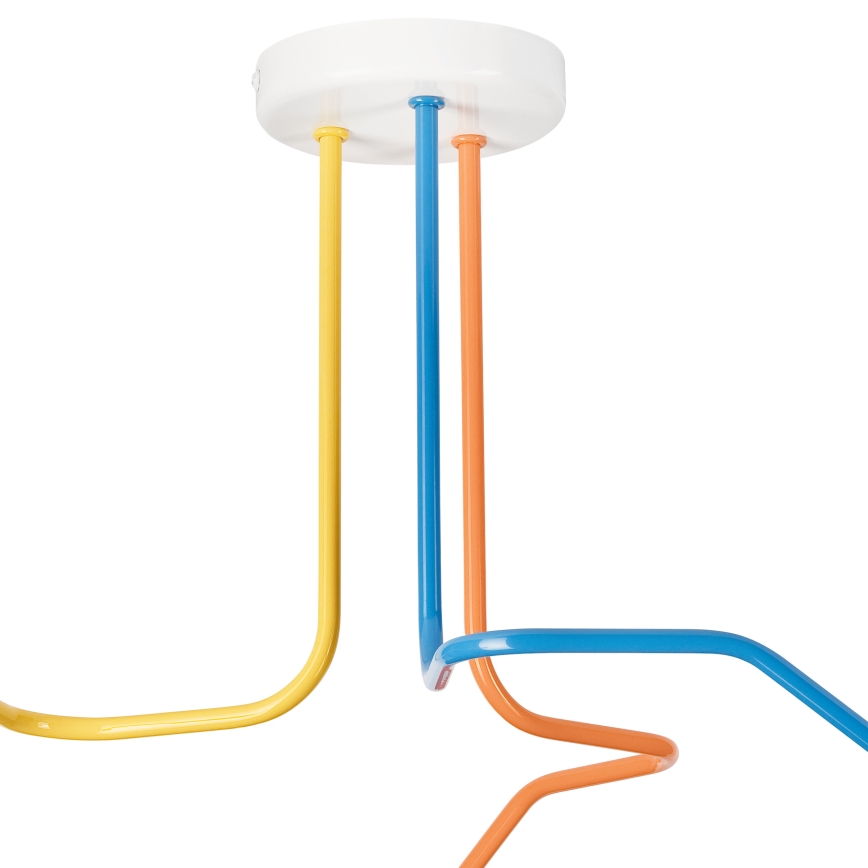 Bevestigde hanglamp MATYLDA 3xE27/60W/230V kleurrijk
