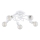 Bevestigde hanglamp MAXIS 5xE27/15W/230V wit