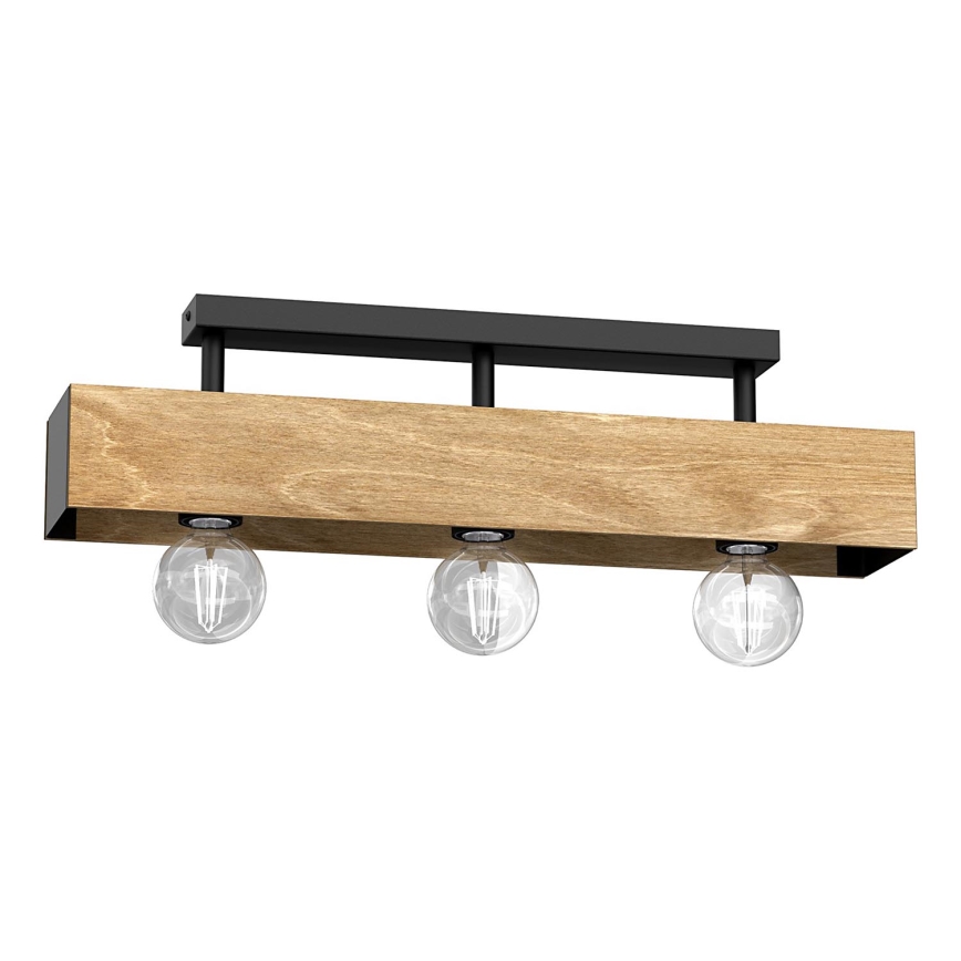 Bevestigde hanglamp MILUZA 3xE27/15W/230V