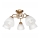 Bevestigde hanglamp MIRANDA 1xE27/60W/230V gold