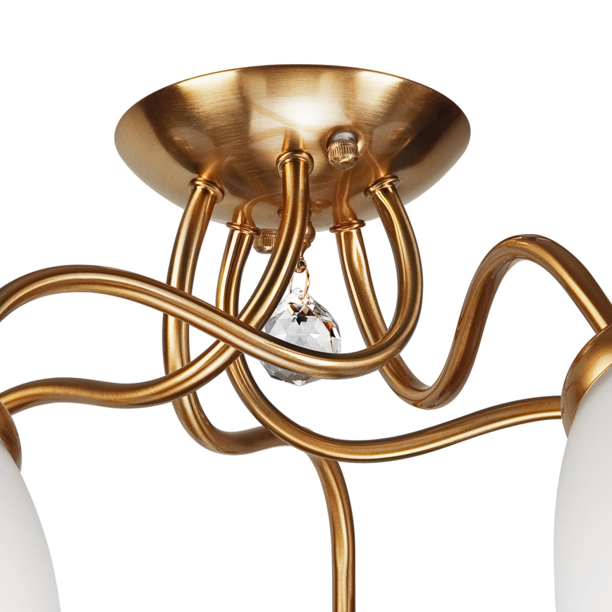 Bevestigde hanglamp MIRANDA 1xE27/60W/230V gold