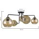 Bevestigde hanglamp MONDE GOLD 5xE27/60W/230V