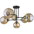 Bevestigde hanglamp MONDE GOLD 6xE27/60W/230V