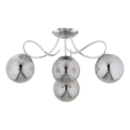 Bevestigde hanglamp OXA 4xE14/10W/230V glanzend chroom