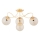 Bevestigde hanglamp OXA 4xE14/10W/230V goud