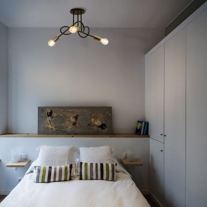 Bevestigde hanglamp OXFORD 3xE27/15W/230V