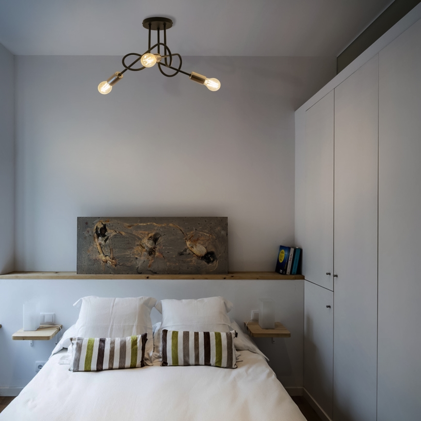 Bevestigde hanglamp OXFORD 3xE27/15W/230V