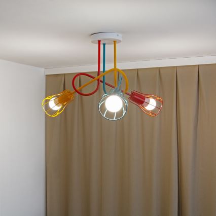 Bevestigde hanglamp OXFORD 3xE27/15W/230V