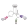 Bevestigde hanglamp OXFORD 3xE27/15W/230V