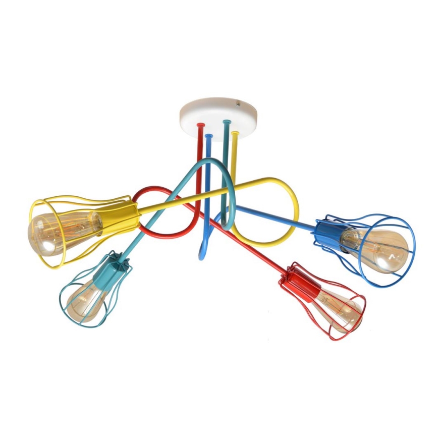 Bevestigde hanglamp OXFORD 4xE27/15W/230V
