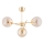 Bevestigde hanglamp PRIMERY 3xE14/10W/230V goud