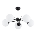 Bevestigde hanglamp PRIMERY 5xE14/10W/230V zwart