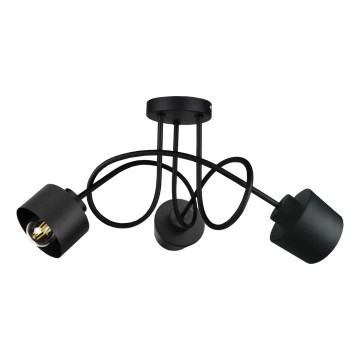 Bevestigde hanglamp SIMPLY BLACK 3xE27/60W/230V