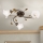 Bevestigde hanglamp SISI 3xE14/40W/230V diameter 60 cm brons/patina