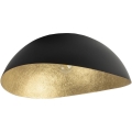 Bevestigde hanglamp SOLARIS 1xE27/60W/230V diameter 69 cm zwart/goud