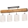 Bevestigde hanglamp TRENO 4xE27/25W/230V grenen