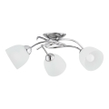 Bevestigde hanglamp VERWIL 3xE27/15W/230V glanzend chroom