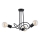 Bevestigde hanglamp WINGO 3xE27/15W/230V zwart