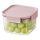 Bewaardoos CLASSIC PLUS 0,86 l roze/doorzichtig