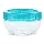 Bewaardoos INTERLOCK 0,18 l turkoois/transparant