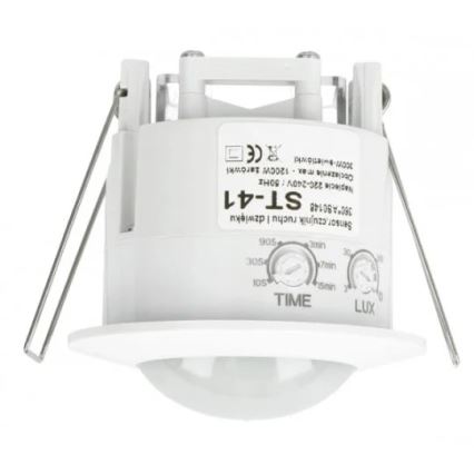 Bewegings- en schemersensor ST41 360 ° wit