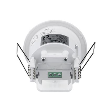 Bewegingssensor inbouw PIR 360° 300W/230V wit