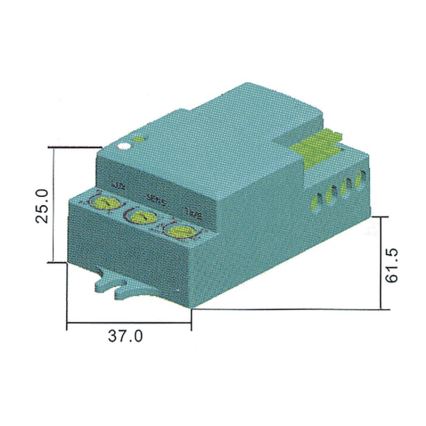 Bewegingssensor microgolven MW B 360° 1200W/230V wit