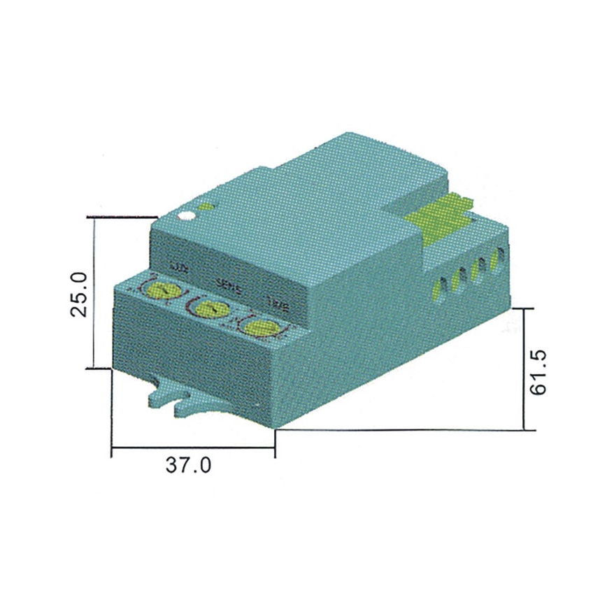 Bewegingssensor microgolven MW B 360° 1200W/230V wit