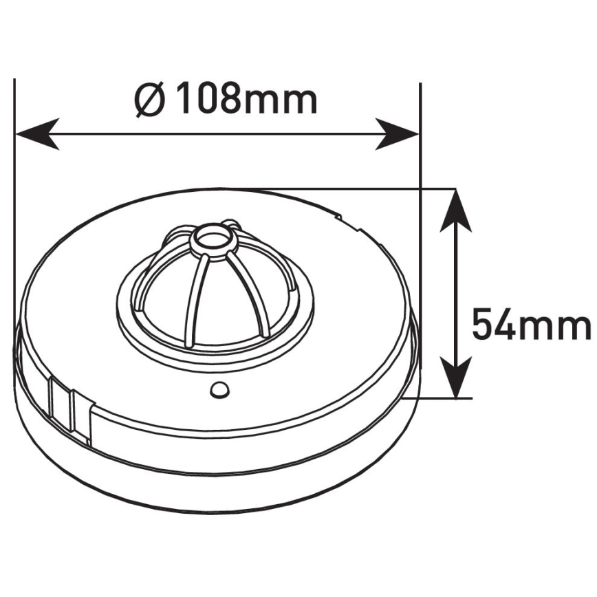 Bewegingssensor PIR 1200W/230V