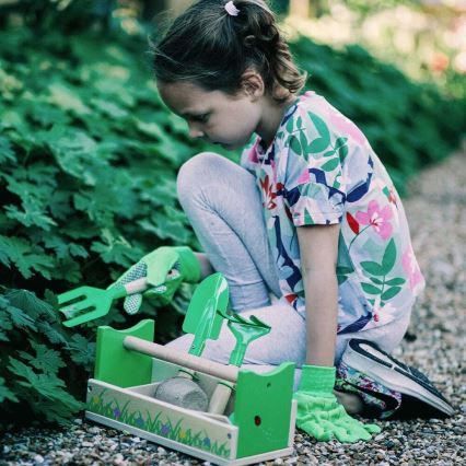 Bigjigs Toys - Tuinset in een krat