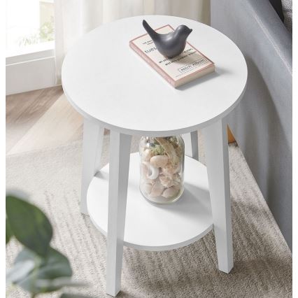 Bijzettafel KAEL wit