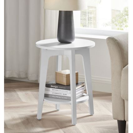 Bijzettafel KAEL wit