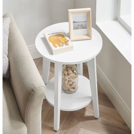 Bijzettafel KAEL wit