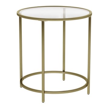 Bijzettafel LYRA goud