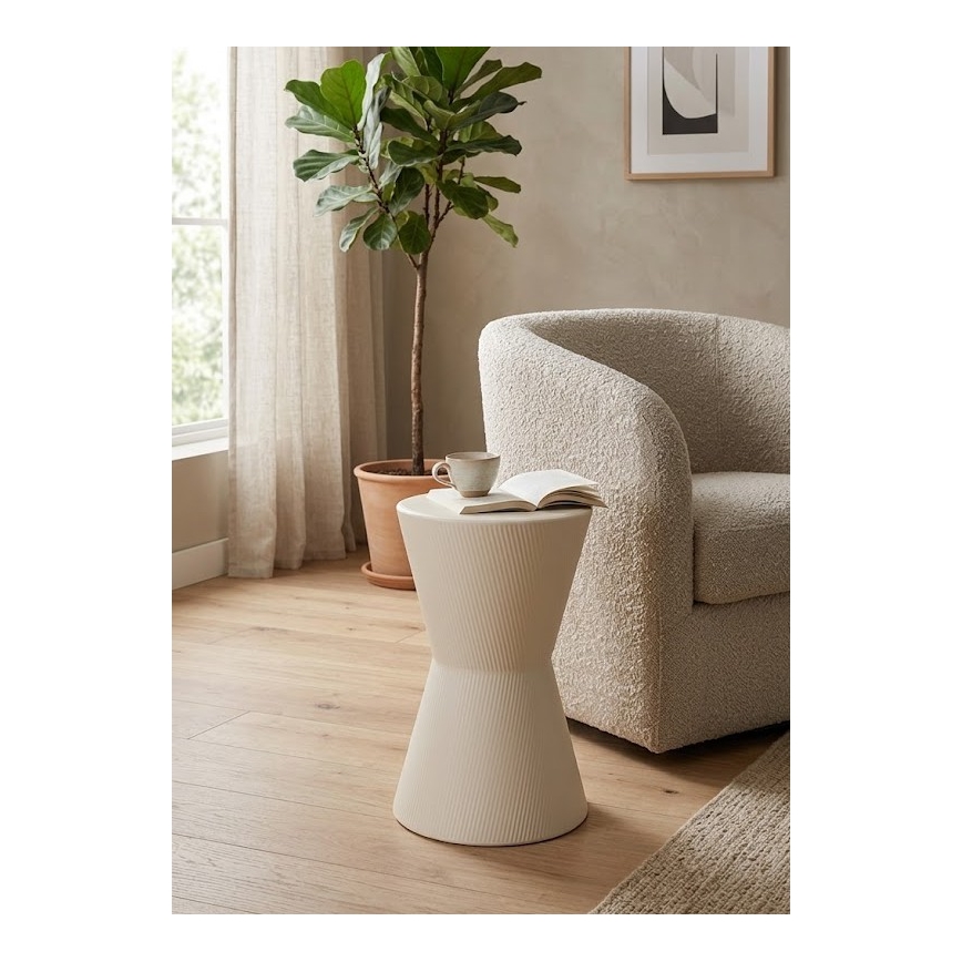 Bijzettafel PETIT Ø 29 cm wit